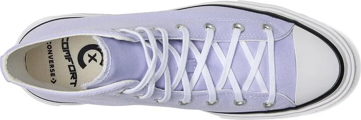 Converse Chuck Taylor All Star Lift Double Stack Lace-up Boots Violet Heat/Egret/Black : Men's 4.5 - Women's 6.5 Medium, Canvas - Image 2