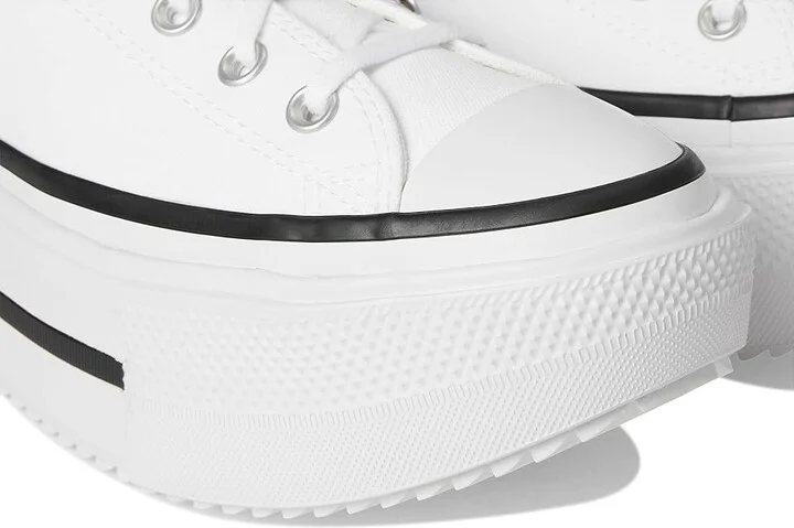 Converse Chuck Taylor All Star Lift Double Stack Lace-up Boots White/Black/White 1 : Men's 7 - Women's 9 Medium, Canvas - Image 7