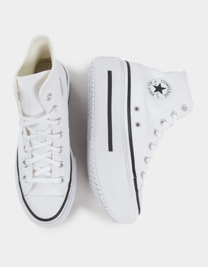 CONVERSE Chuck Taylor All Star Lift Double Stack Womens Platform Shoes - Image 5
