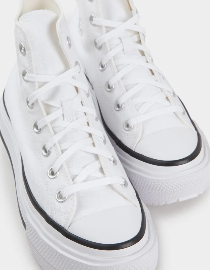 CONVERSE Chuck Taylor All Star Lift Double Stack Womens Platform Shoes - Image 6