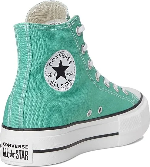 Converse Chuck Taylor All Star Lift Platform - Hi Women's Shoes Archive Sea Green/White/Black : 8.5 B - Medium, Canvas - Image 4