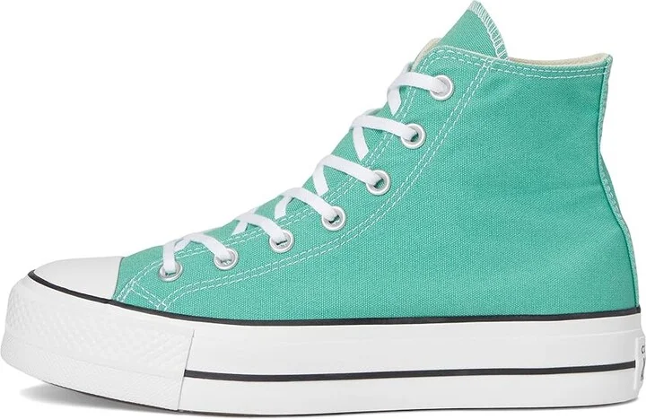 Converse Chuck Taylor All Star Lift Platform - Hi Women's Shoes Archive Sea Green/White/Black : 8.5 B - Medium, Canvas - Image 6