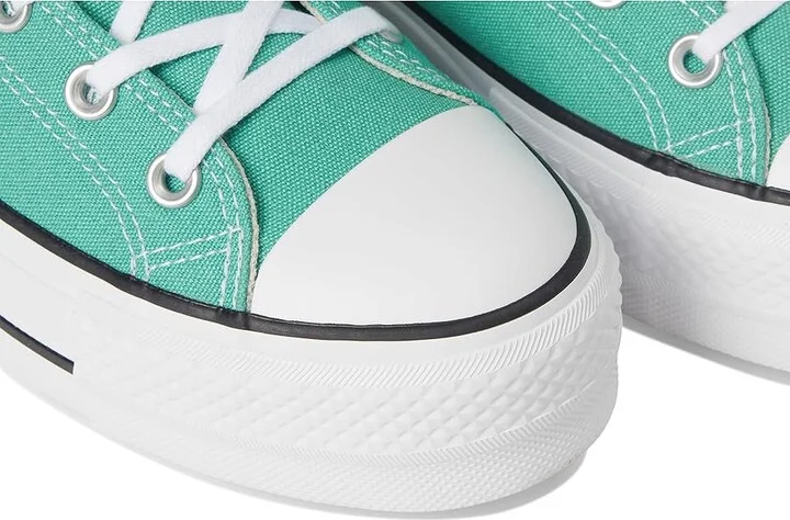 Converse Chuck Taylor All Star Lift Platform - Hi Women's Shoes Archive Sea Green/White/Black : 8.5 B - Medium, Canvas - Image 7