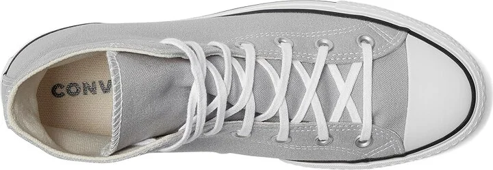 Converse Chuck Taylor All Star Lift Platform - Hi Women's Shoes Grey Area/White/Black : 6 B - Medium, Canvas - Image 2