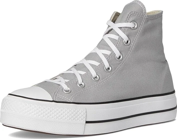 Converse Chuck Taylor All Star Lift Platform - Hi Women's Shoes Grey Area/White/Black : 6 B - Medium, Canvas - Image 5