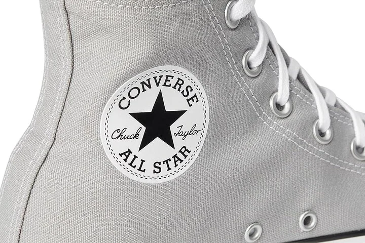Converse Chuck Taylor All Star Lift Platform - Hi Women's Shoes Grey Area/White/Black : 6 B - Medium, Canvas - Image 7