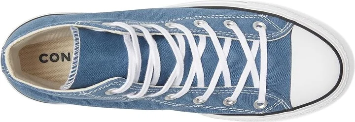 Converse Chuck Taylor All Star Lift Platform - Hi Women's Shoes Slacker Blue/White/Black : 5 B - Medium, Canvas - Image 2