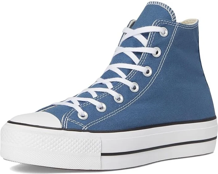 Converse Chuck Taylor All Star Lift Platform - Hi Women's Shoes Slacker Blue/White/Black : 5 B - Medium, Canvas - Image 5