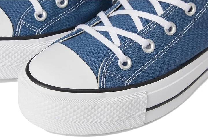 Converse Chuck Taylor All Star Lift Platform - Hi Women's Shoes Slacker Blue/White/Black : 5 B - Medium, Canvas - Image 7