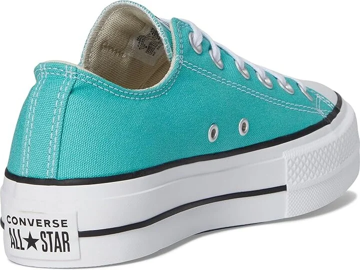 Converse Chuck Taylor All Star Lift Platform - Ox Women's Shoes Archive Sea Green/White/Black : 9.5 B - Medium, Canvas - Image 4
