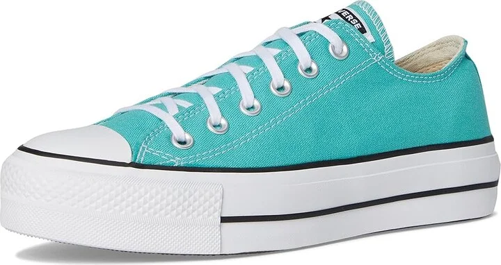 Converse Chuck Taylor All Star Lift Platform - Ox Women's Shoes Archive Sea Green/White/Black : 9.5 B - Medium, Canvas - Image 5