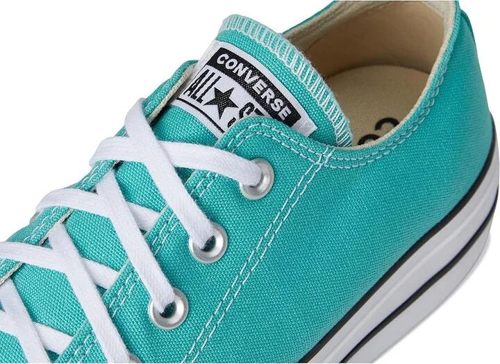 Converse Chuck Taylor All Star Lift Platform - Ox Women's Shoes Archive Sea Green/White/Black : 9.5 B - Medium, Canvas - Image 7