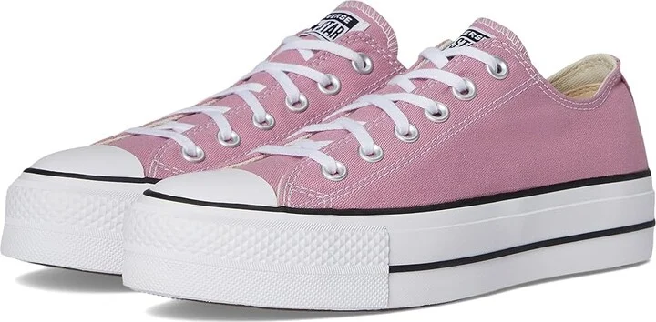 Converse Chuck Taylor All Star Lift Platform - Ox Women's Shoes Cliffside Rose/White/Black : 10 B - Medium, Canvas