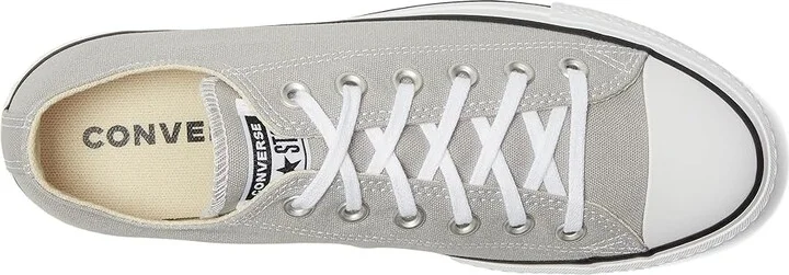Converse Chuck Taylor All Star Lift Platform - Ox Women's Shoes Grey Area/White/Black : 5 B - Medium, Canvas - Image 2