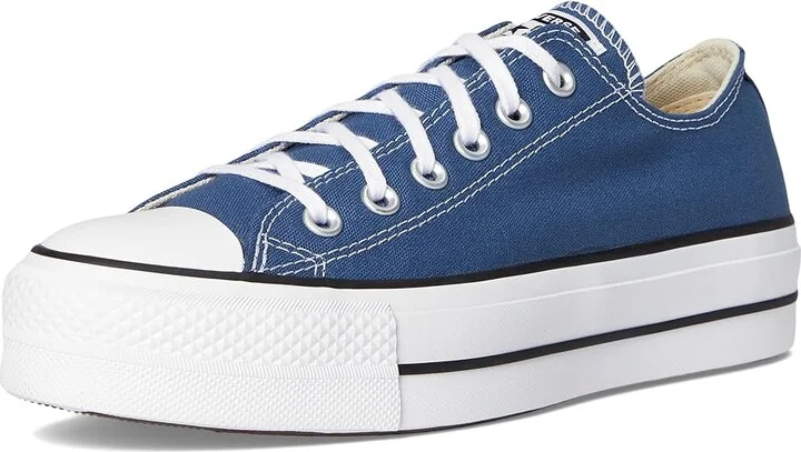 Converse Chuck Taylor All Star Lift Platform - Ox Women's Shoes Slacker Blue/White/Black : 11 B - Medium, Canvas - Image 5