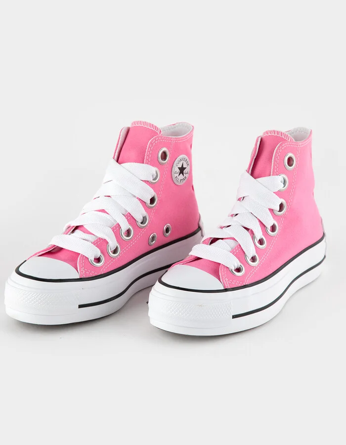 CONVERSE Chuck Taylor All Star Lift Platform Sketch Womens High Top Shoes - Image 2