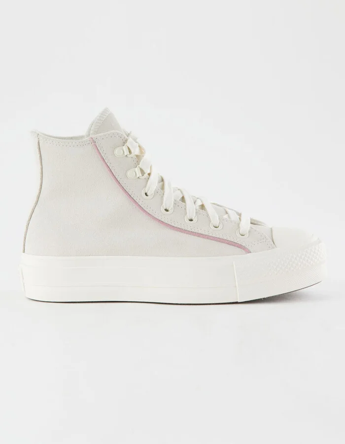 CONVERSE Chuck Taylor All Star Lift Platform Suede Womens High Top Shoes