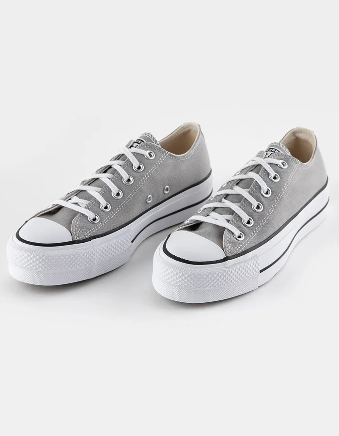 CONVERSE Chuck Taylor All Star Lift Platform Womens Low Top Shoes - Image 2