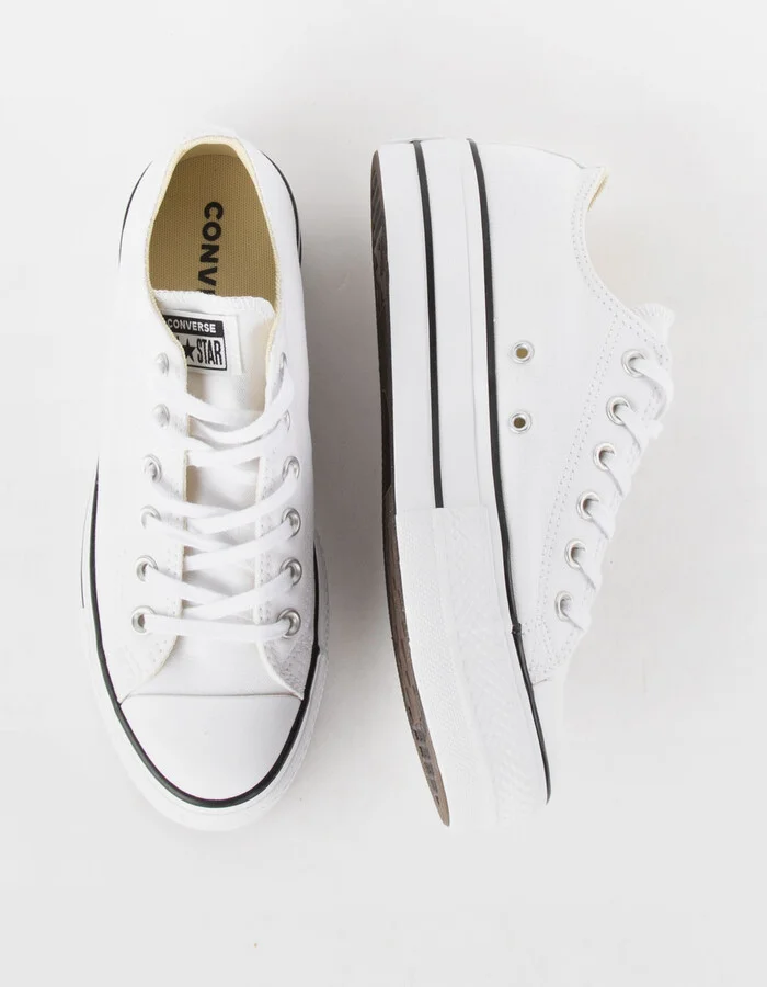 CONVERSE Chuck Taylor All Star Lift Platform Womens Low Top Shoes - Image 5