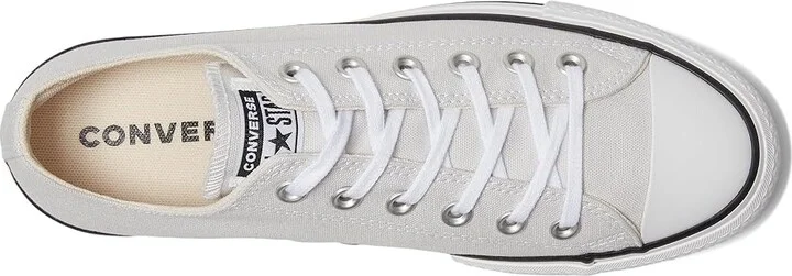 Converse Chuck Taylor All Star Lift Platform Women's Shoes Barely Grey/White/Black : 5.5 B - Medium, Synthetic - Image 2