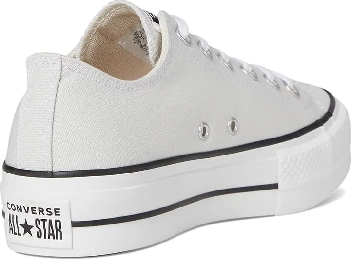Converse Chuck Taylor All Star Lift Platform Women's Shoes Barely Grey/White/Black : 5.5 B - Medium, Synthetic - Image 4