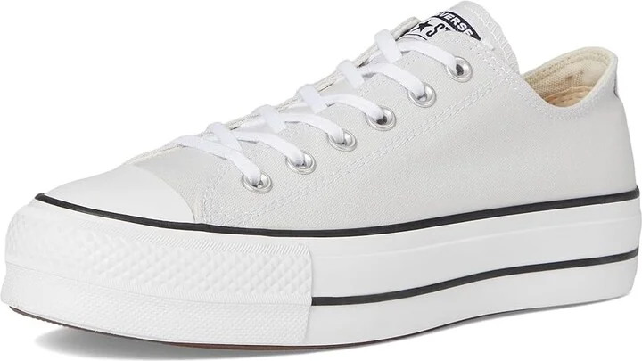 Converse Chuck Taylor All Star Lift Platform Women's Shoes Barely Grey/White/Black : 5.5 B - Medium, Synthetic - Image 5
