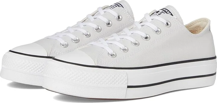 Converse Chuck Taylor All Star Lift Platform Women's Shoes Barely Grey/White/Black : 5.5 B - Medium, Synthetic