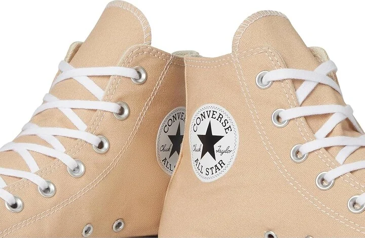 Converse Chuck Taylor All Star Lift Platform Women's Shoes Coastal Dune/White/Black : 7.5 B - Medium, Canvas/Rubber - Image 7