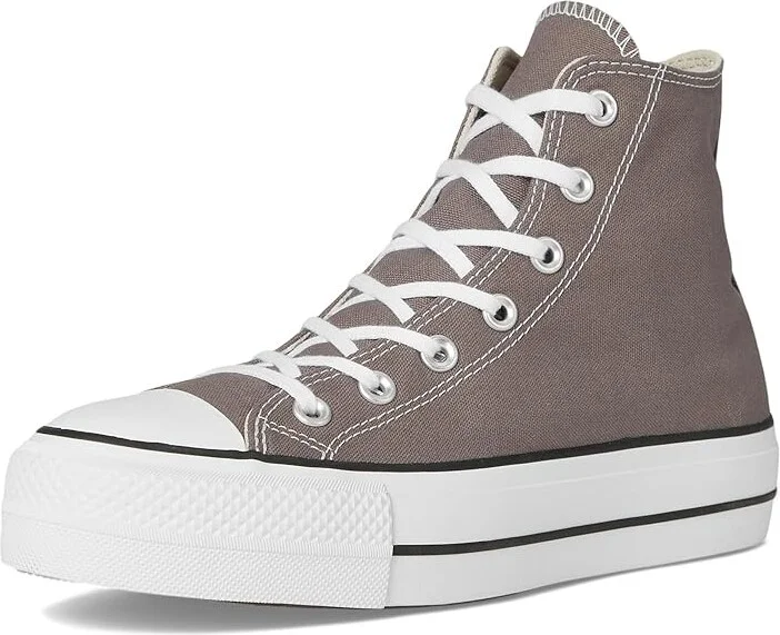 Converse Chuck Taylor All Star Lift Platform Women's Shoes Pure Pumice/White/Black : 11 B - Medium, Canvas/Rubber - Image 5
