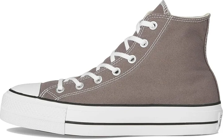 Converse Chuck Taylor All Star Lift Platform Women's Shoes Pure Pumice/White/Black : 11 B - Medium, Canvas/Rubber - Image 6
