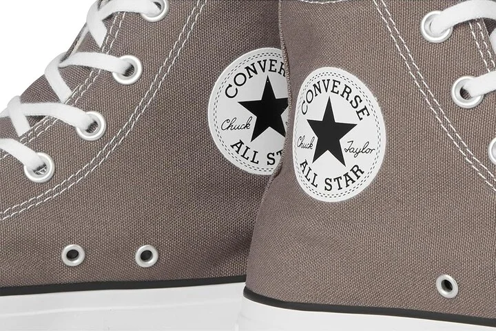 Converse Chuck Taylor All Star Lift Platform Women's Shoes Pure Pumice/White/Black : 11 B - Medium, Canvas/Rubber - Image 7