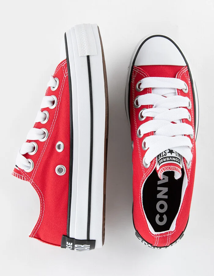 CONVERSE Chuck Taylor All Star Lift Sketch Womens Platform Shoes - Image 5
