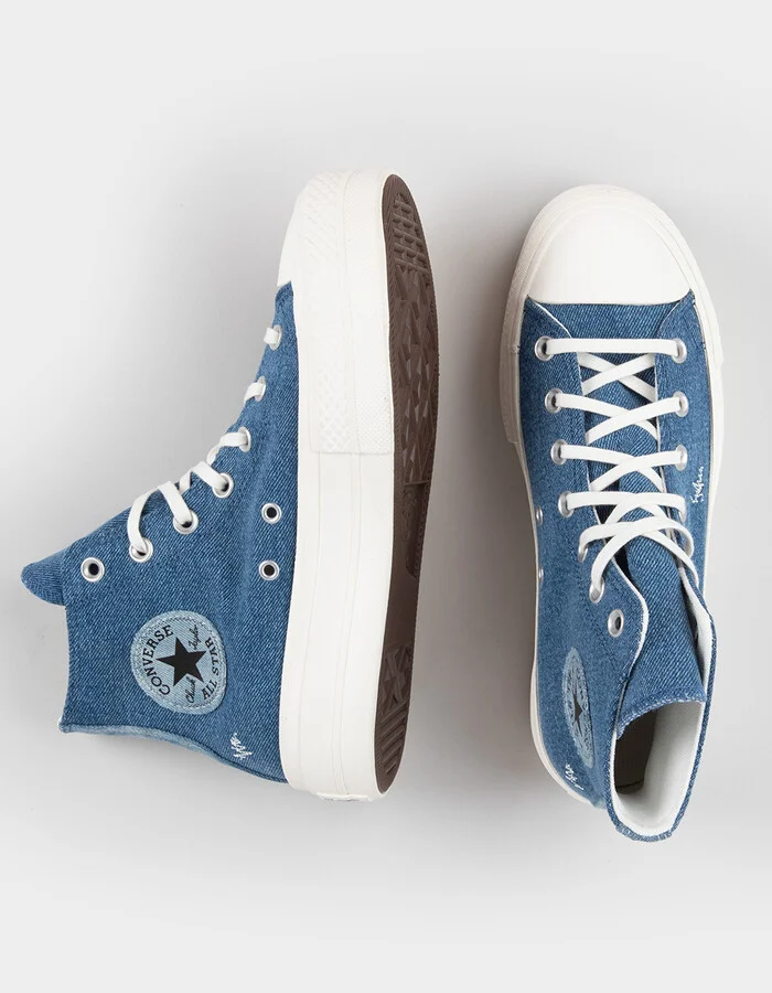 CONVERSE Chuck Taylor All Star Lift Womens High Top Platform Shoes - Image 5