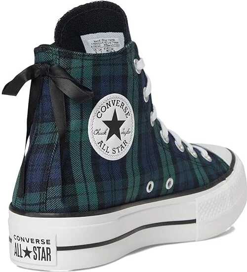 Converse Chuck Taylor All Star Lift Women's Shoes Navy/Black/White : 6 B - Medium, Suede - Image 4