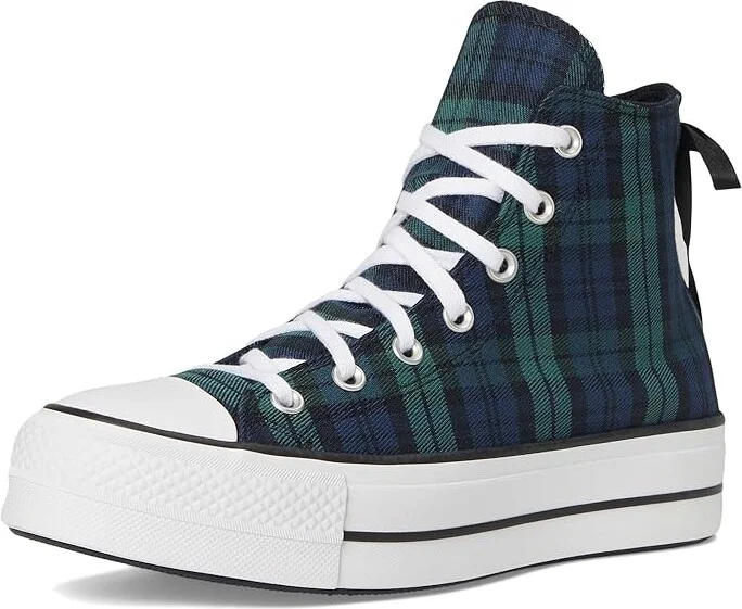 Converse Chuck Taylor All Star Lift Women's Shoes Navy/Black/White : 6 B - Medium, Suede - Image 5