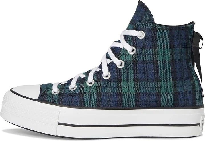 Converse Chuck Taylor All Star Lift Women's Shoes Navy/Black/White : 6 B - Medium, Suede - Image 6
