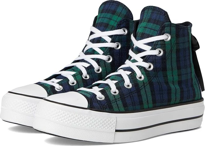 Converse Chuck Taylor All Star Lift Women's Shoes Navy/Black/White : 6 B - Medium, Suede
