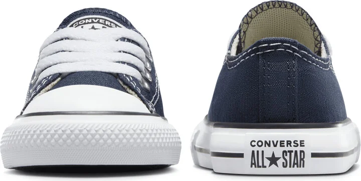 Converse Chuck Taylor All Star Low Top Infant/Toddler Shoes in Blue | 7J237-410 - Image 6