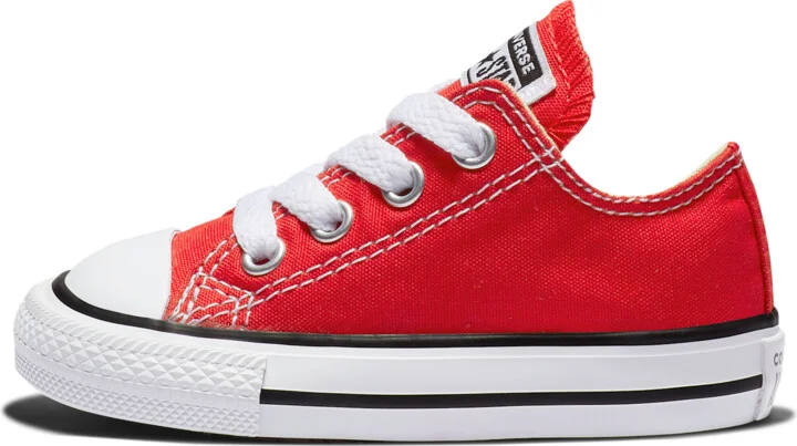 Converse Chuck Taylor All Star Low Top Infant/Toddler Shoes in Red | 7J236-600