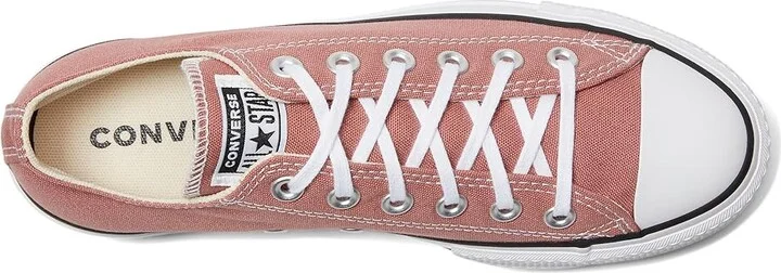 Converse Chuck Taylor All Star Low-Top Lift Platform Sneaker Women's Cold Weather Boots Light Saddle/Natural Ivory/Black : 9.5 Medium - Image 2