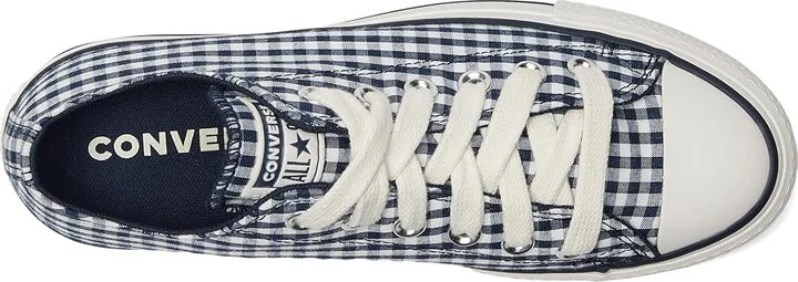 Converse Chuck Taylor All Star Low-Top Lift Platform Sneaker Women's Cold Weather Boots Obsidian/White/Vintage White : 6.5 Medium, Canvas - Image 2