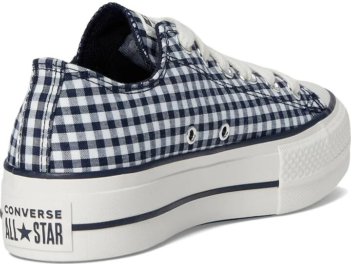 Converse Chuck Taylor All Star Low-Top Lift Platform Sneaker Women's Cold Weather Boots Obsidian/White/Vintage White : 6.5 Medium, Canvas - Image 4