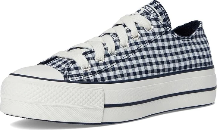 Converse Chuck Taylor All Star Low-Top Lift Platform Sneaker Women's Cold Weather Boots Obsidian/White/Vintage White : 6.5 Medium, Canvas - Image 5