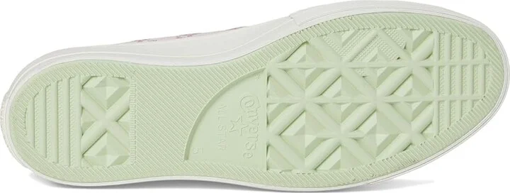 Converse Chuck Taylor All Star Low-Top Lift Platform Sneaker Women's Cold Weather Boots Summit Pink/Vintage White/Egret : 8.5 Medium, Canvas - Image 3