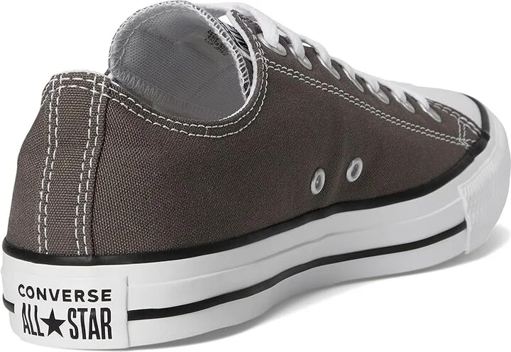 Converse Chuck Taylor All Star Low Top Sneaker Classic Shoes Charcoal : Men's 9.5 - Women's 11.5 Medium, Canvas - Image 5