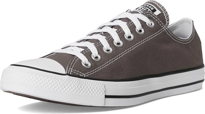 Converse Chuck Taylor All Star Low Top Sneaker Classic Shoes Charcoal : Men's 9.5 - Women's 11.5 Medium, Canvas - Image 6