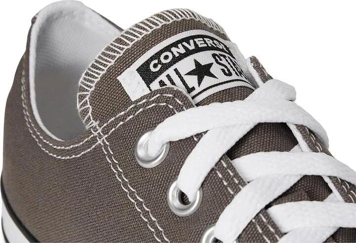 Converse Chuck Taylor All Star Low Top Sneaker Classic Shoes Charcoal : Men's 9.5 - Women's 11.5 Medium, Canvas - Image 8