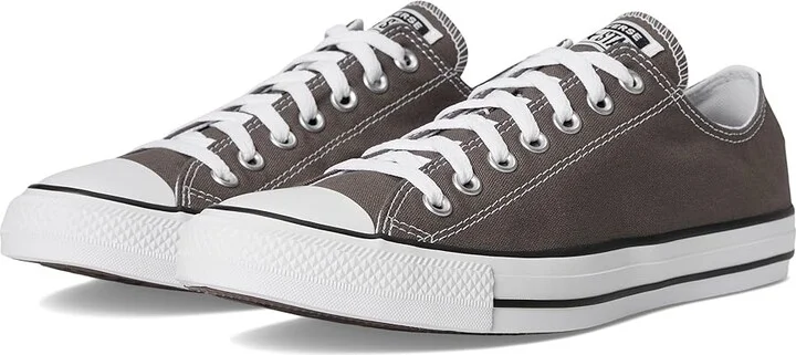 Converse Chuck Taylor All Star Low Top Sneaker Classic Shoes Charcoal : Men's 9.5 - Women's 11.5 Medium, Canvas