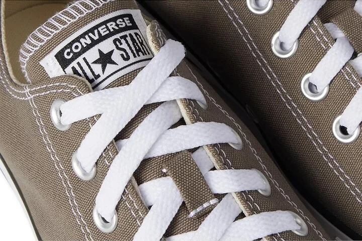 Converse Chuck Taylor All Star Low Top Sneaker Classic Shoes Classic Taupe : Men's 3 - Women's 5 Medium, Canvas - Image 7