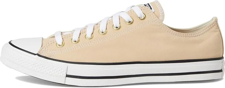 Converse Chuck Taylor All Star Low Top Sneaker Classic Shoes Coastal Dune/White/Gold : Men's 6 - Women's 8 Medium, Canvas - Image 6